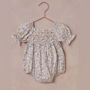 Noralee Hazel Romper | Blue Garden